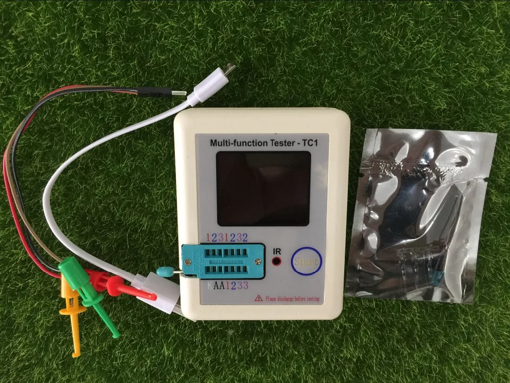 Транзистор тестер TFT Диод Триод измеритель емкости LCR ESR NPN PNP MOSFET