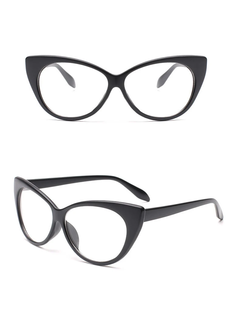 Оптические оправы кошачий глаз, винтажные очки, прозрачные компьютерные очки, модные брендовые женские леопардовые прозрачные Линзы для очков, очки