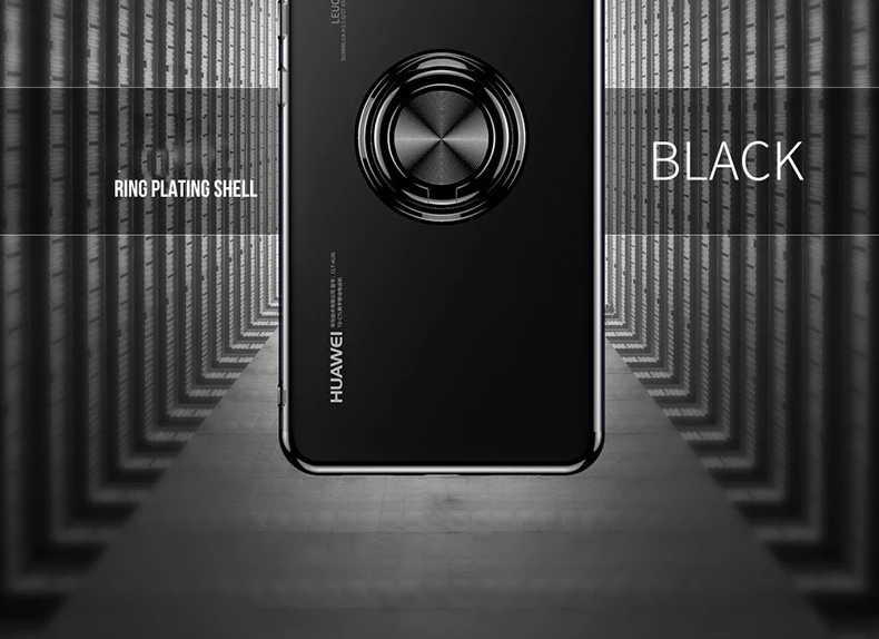 Мягкий чехол для Huawei P30 Pro Mate 30 20 P20 Lite Nova 5T 4e 3e Y9 Y7 Y5 Y6 Honor V20 V10, чехол с кольцом на палец