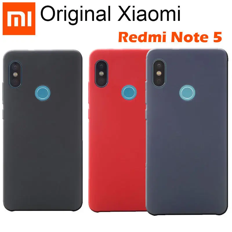 Официальный мягкий тонкий чехол-накладка для Xiaomi Redmi Note 5 Pro
