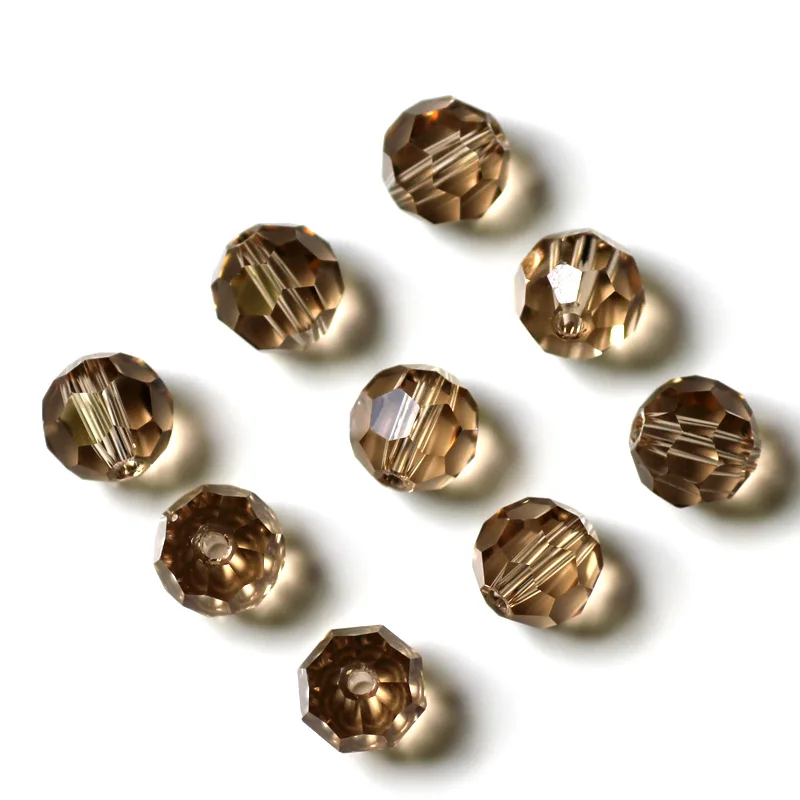 Стеклянные бусины с футбольным мячом 8 мм 100 шт./лот 2020|crystal glass beads|european charmsjewelry beads |
