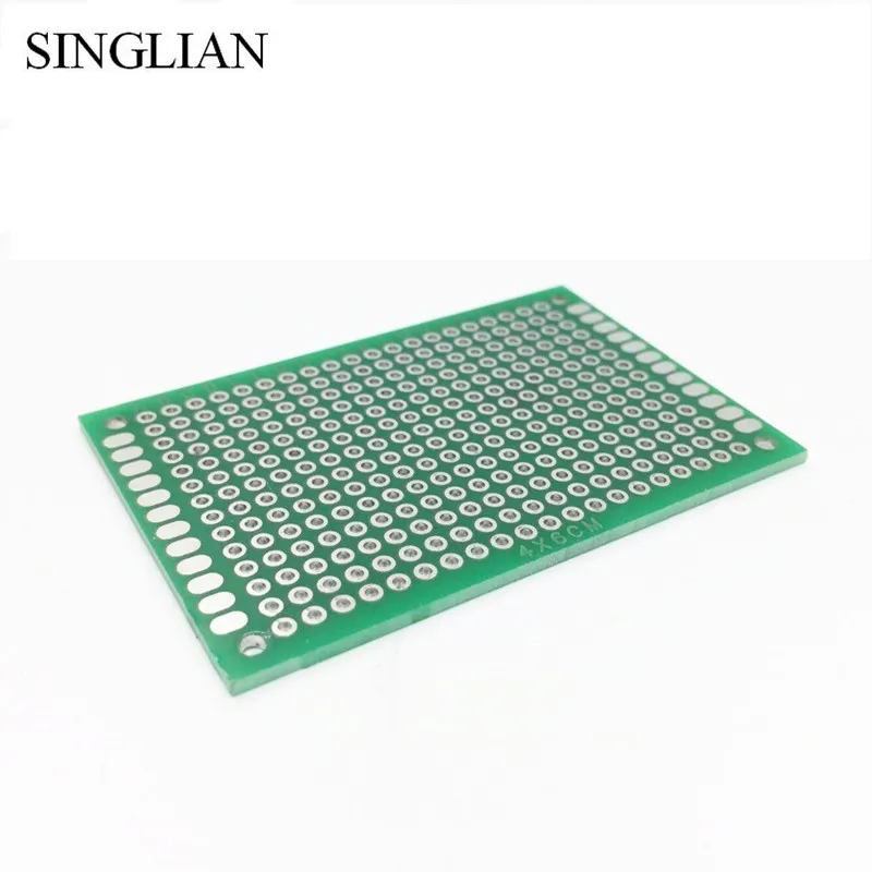 20 шт./лот 5x7 4x6 3x7 2x8 см двухсторонний медный Прототип PCB универсальная плата