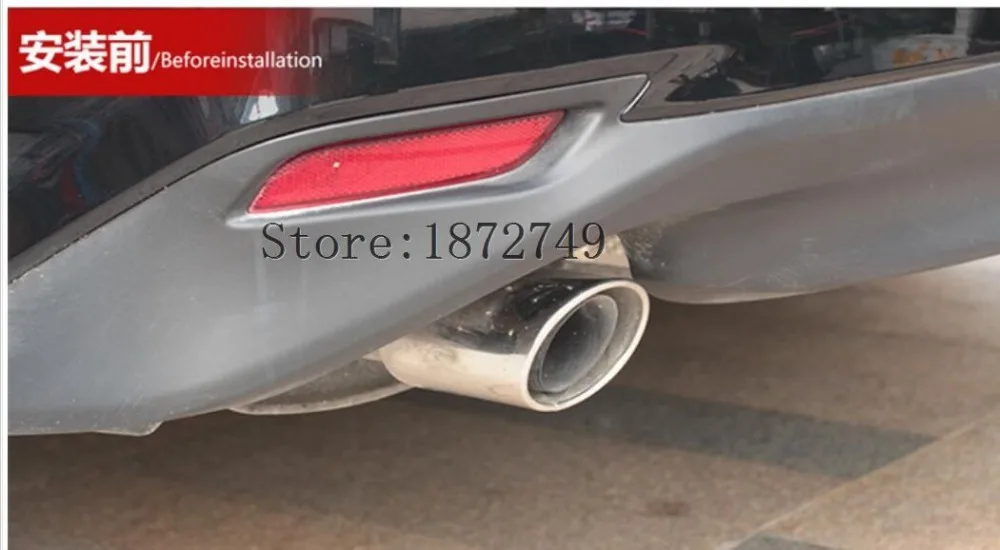 Для Toyota camry 8th(1/шт) концевые трубы/выхлопная труба модификация выхлопной трубы Специальный глушитель выхлопной трубы