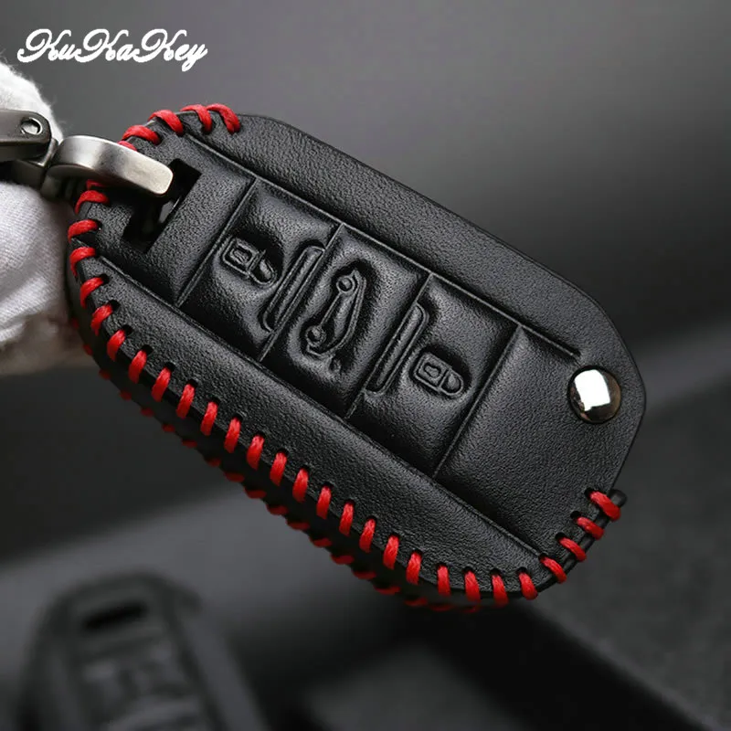 KUKAKEY ключа автомобиля чехол Обложка для Citroen C4 кактус C5 C3 C6 C8 Picasso Xsara peugeot 3008 308 RCZ 508