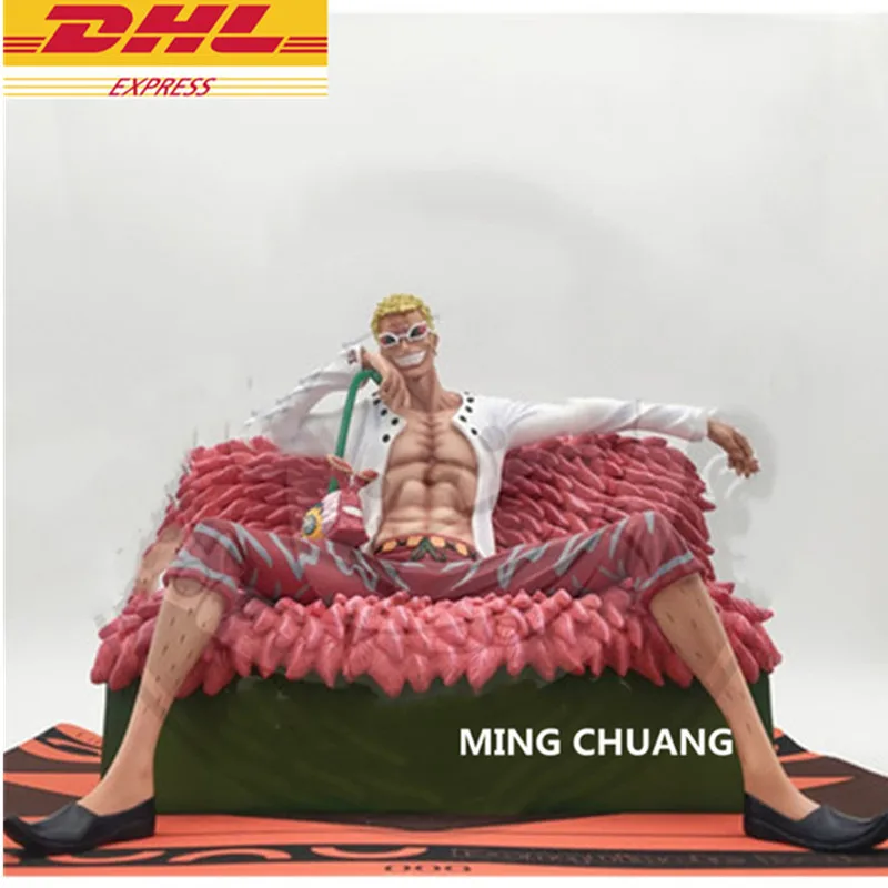 

ONE PIECE Statue Seven Warlords Of The Sea Bust Donquixote Doflamingo GK 25CM Action Figure Collectible Model Toy BOX J412