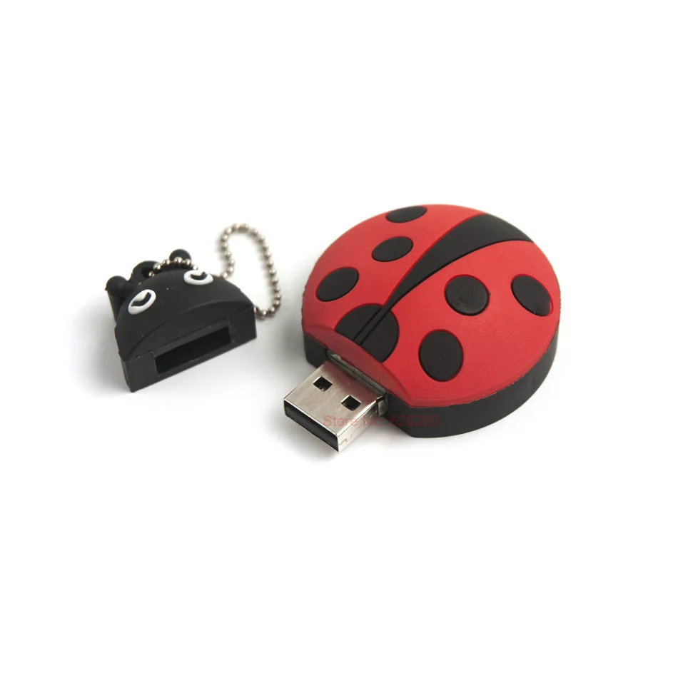 USB флеш накопитель 8G с милой божьей коровкой 32 ГБ 16 usb накопитель|16gb usb|pendrive 16gbflash