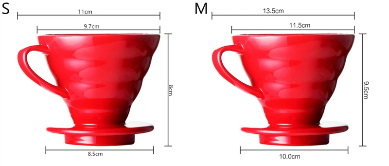 V60 стильная кофейная чашка с капельным фильтром 1-4Cups, Перманентная наполняемая кофеварка с отдельной подставкой, керамическая кофейная капельница с двигателем
