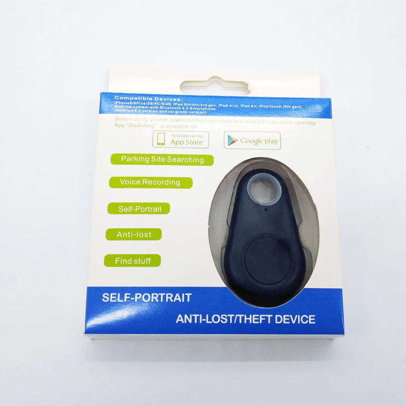Беспроводной сигнализатор против потери звуковой Локатор Bluetooth GPS локатор с