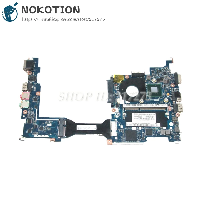 Материнская плата NOKOTION для Acer aspire D255 материнская ноутбука MBSEW02001 PAV70 DDR3 с