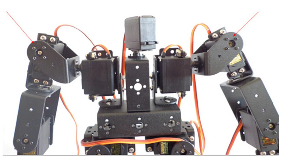 

17DOF Biped Robotic Educational Robot Humanoid Robot Kit Servo Bracket F17326