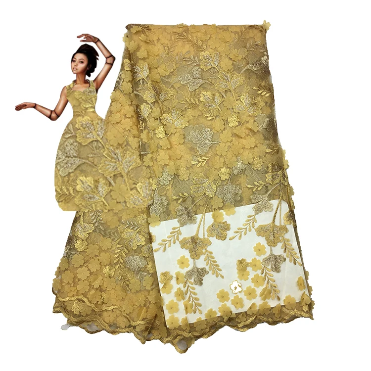2018 высокое качество в нигерийском стиле французский Африки кружевной ткани для