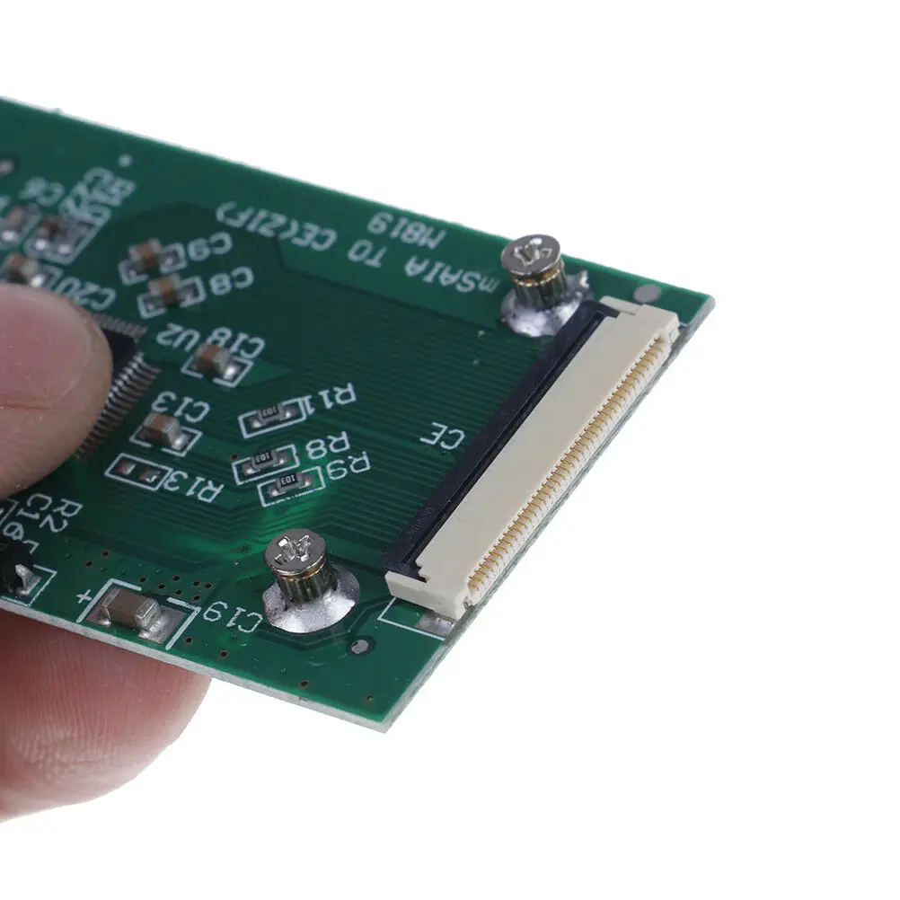 Мини Msata Pci-E 1,8 дюймов Ssd до 40 Pin Zif Ce кабель адаптер конвертер карта