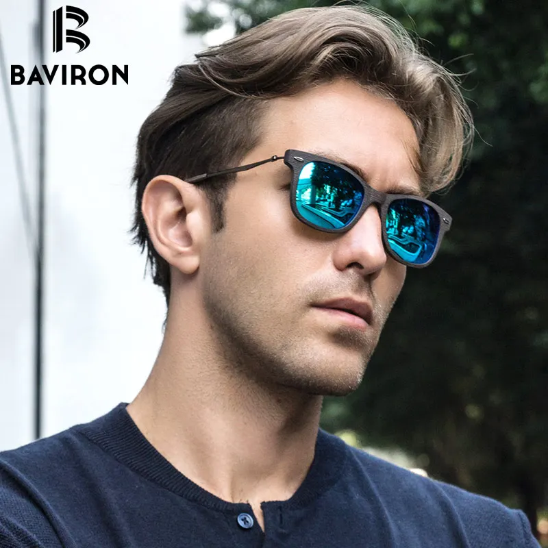 

BAVIRON 2017 New Men Sun Glasses Wood Retro Classic Sunglasses Women Polarized Lens Anti-UV400 Wooden Sunglasses Fashion 4210