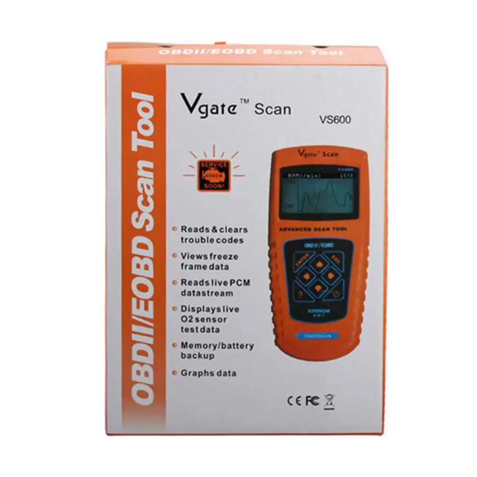 Vgate сканер VS600 VA G IMMO Деактиватор OBD2 EOBD (система бортовой диагностики