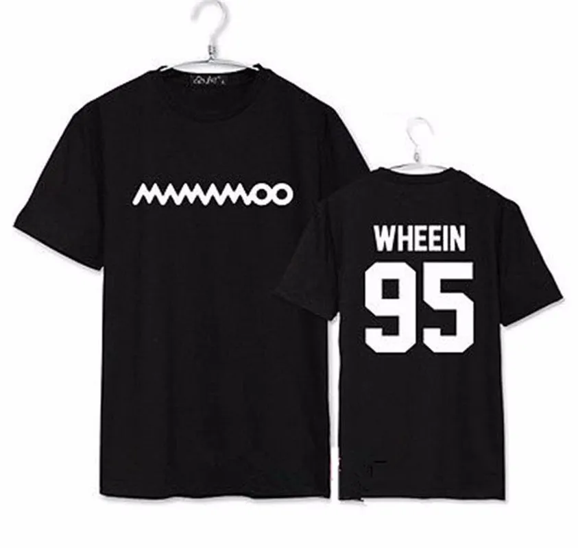 ALLKPOPER MAMAMOO футболка [Hello] унисекс Футболка Kpop WHEEIN MOONBYUL HWASA SOLAR|kpop tshirt|kpop t-shirtt-shirt kpop |