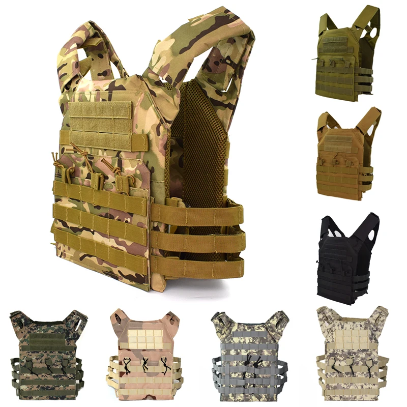 JPC упрощенная версия Airsoft Piantball спортивный военный жилет открытый охотничий камуфляж защитный бронежилет тактический жилет