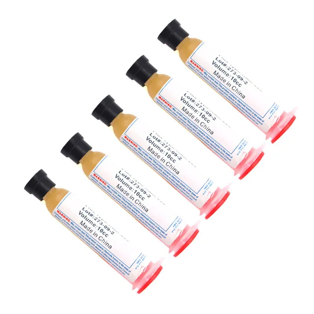 5 шт. паяльная паста без очистки 10cc Flux Смазка RMA223 RMA-223 | Инструменты