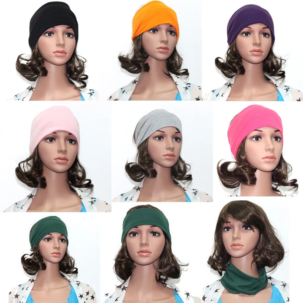 Женская/мужская повязка на голову для йоги Спортивная широкая эластичная бохо