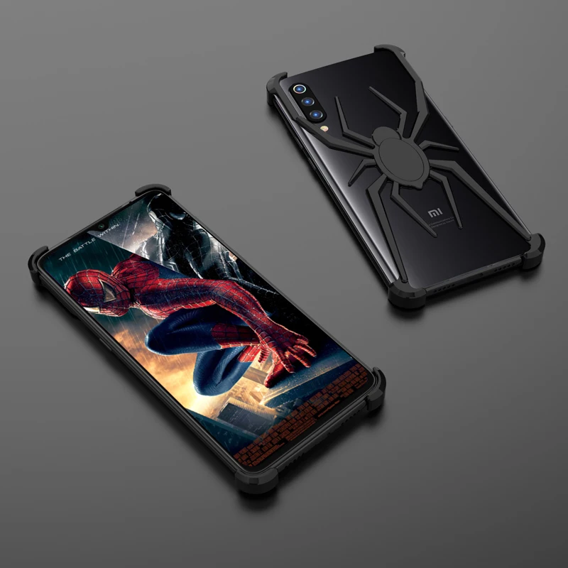 Стильный металлический чехол с пауком для Xiaomi mi 9, роскошный тонкий жесткий алюминиевый металлический чехол-бампер для Xiaomi mi 9 mi 9 Explorer