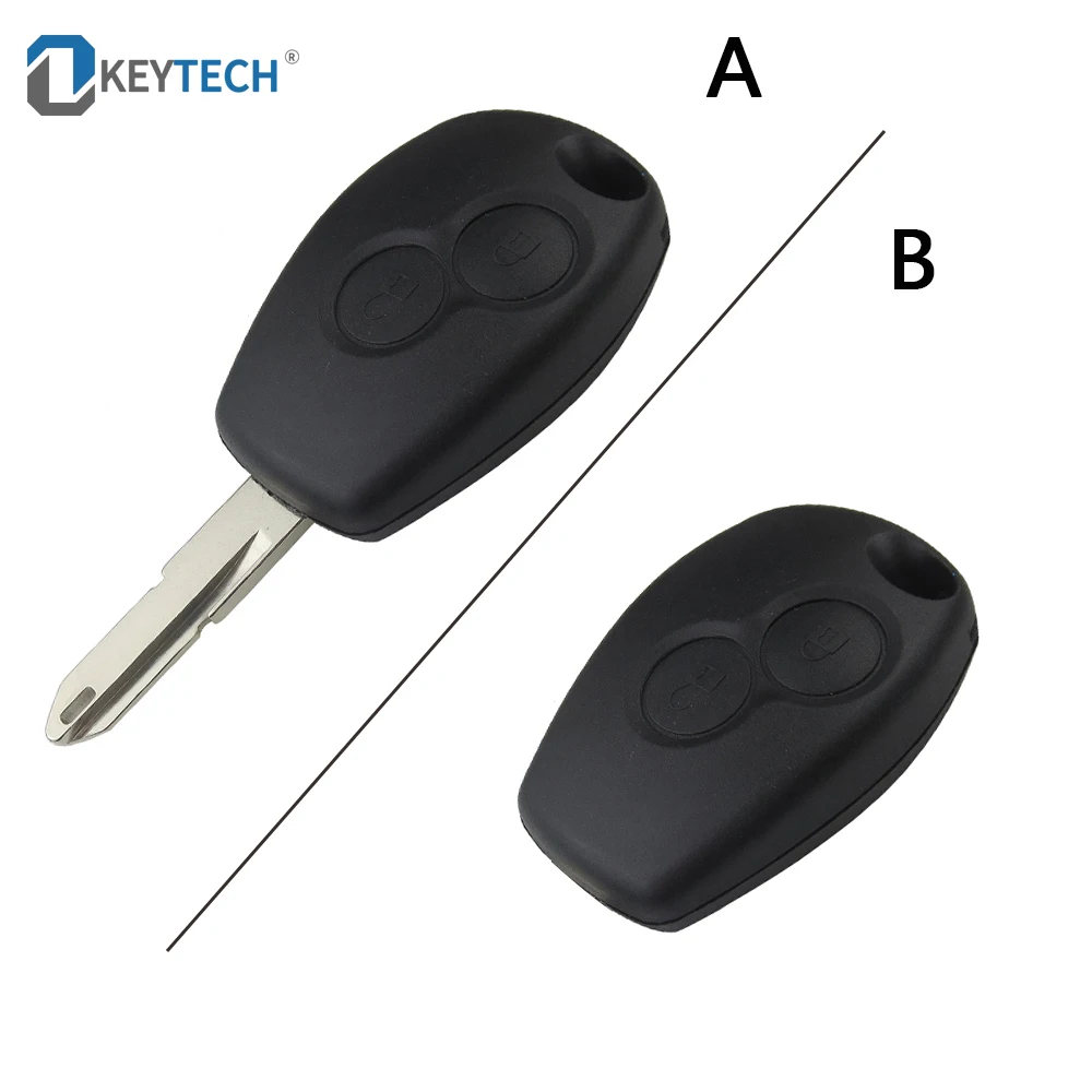 OkeyTech Новый Стайлинг 2 кнопки оболочка для автомобильного ключа Renault Dacia Modus Clio 3