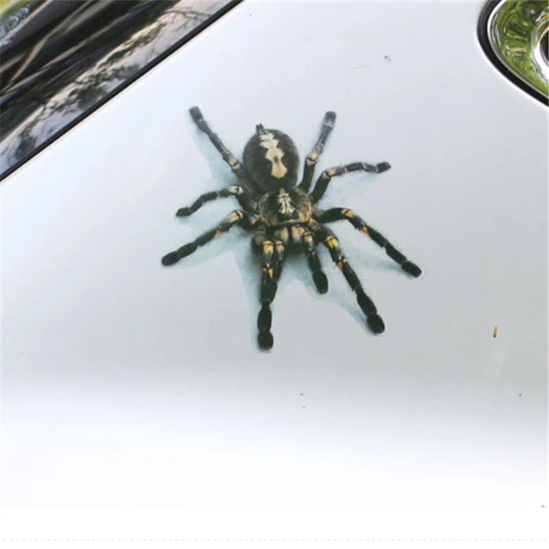 3D Автомобильная наклейка в виде паука ящерицы Скорпиона стикер с животными для