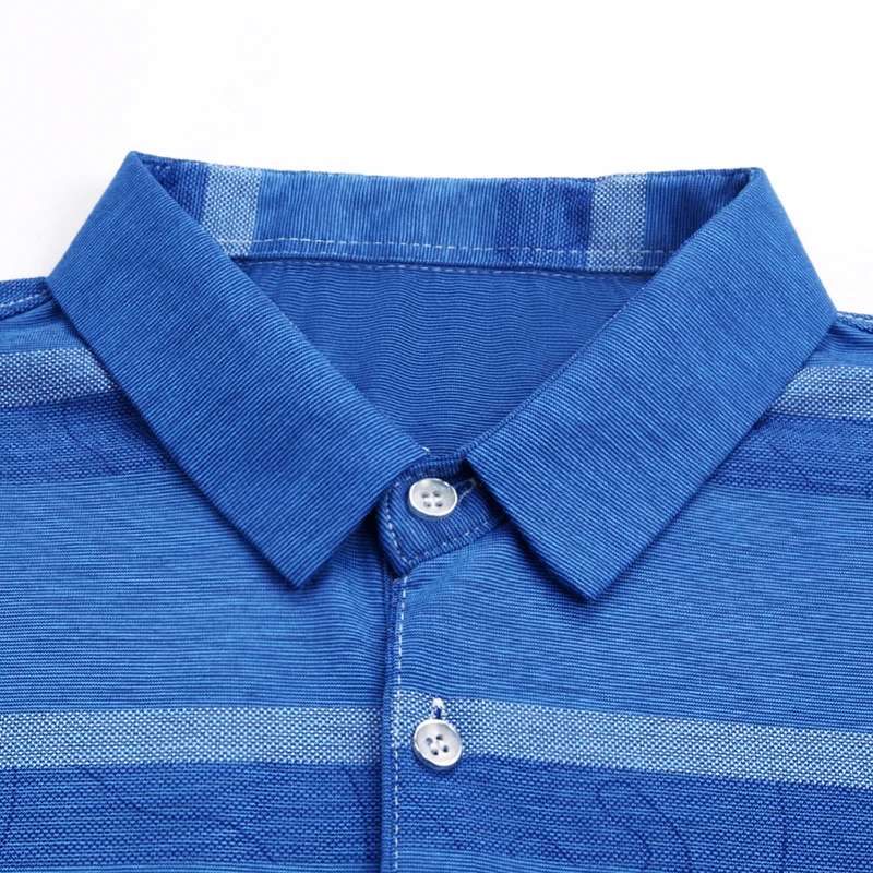 Бренд 2020 Повседневная летняя полосатая рубашка поло с коротким рукавом Мужская