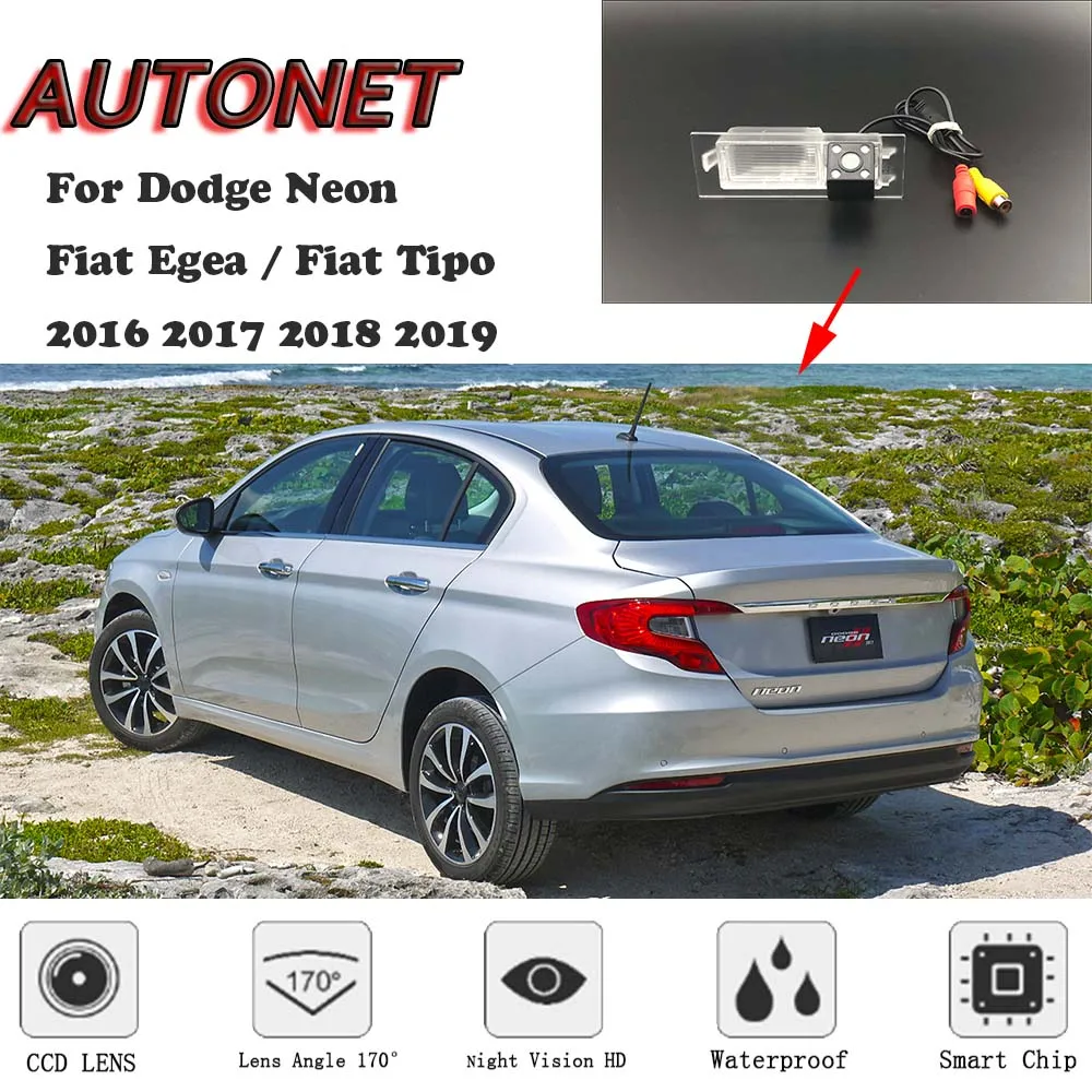 Камера заднего вида для Dodge Neon Fiat Egea Tipo 2016 2017 2018 CCD/номерной знак | Автомобили и