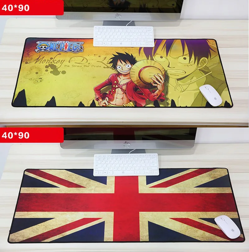900X400 мм коврик для мыши Аниме оригинальные резиновые игровые mausepad большого размера для клавиатуры мыши стол для компьютера нескользящий коврик