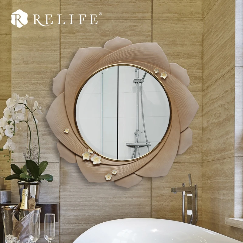 Рекламные настенные зеркала Современный дизайн Акриловые Цветочные