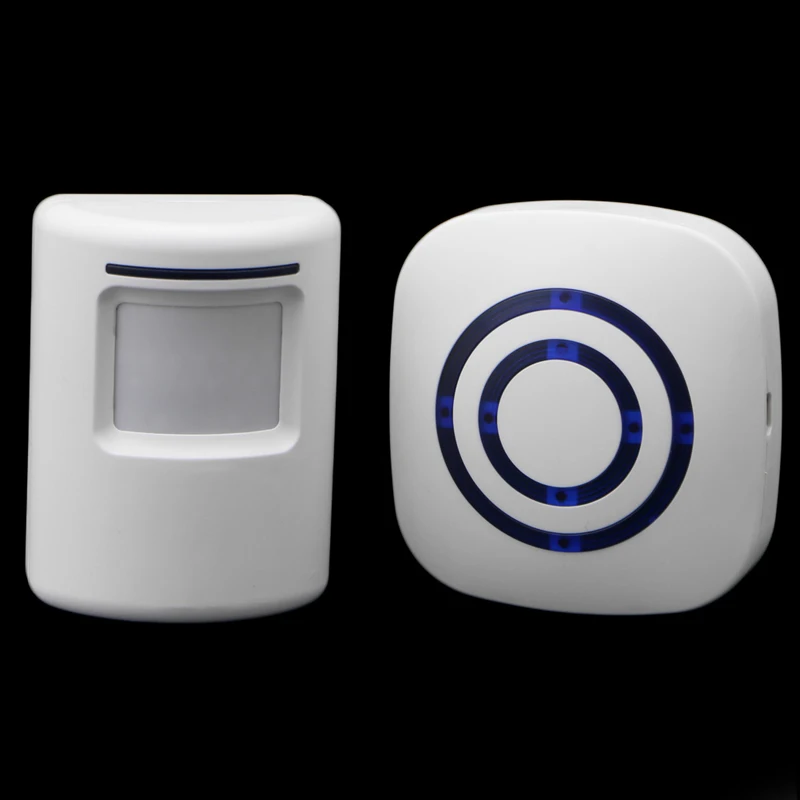 

Wireless Infrared Motion Sensor Door Security Bell Alarm Chime EU/US Plug