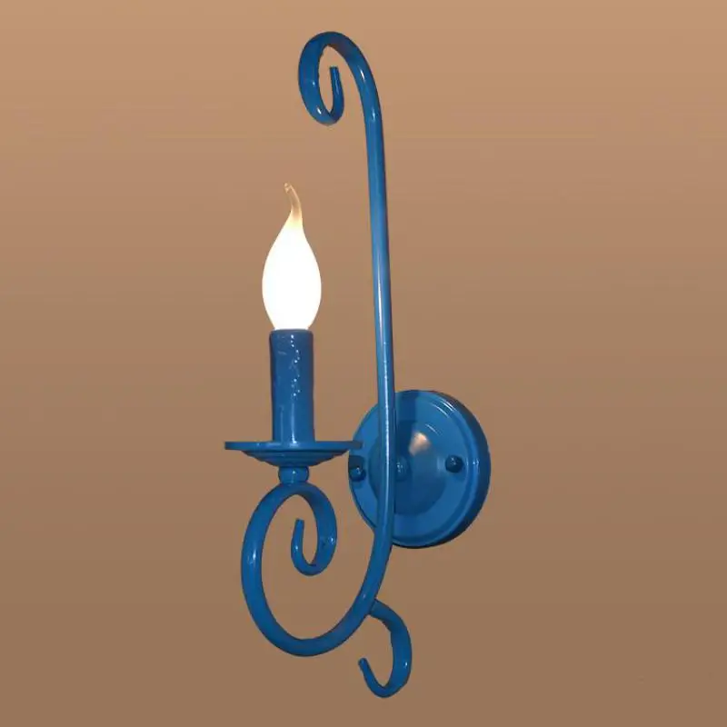 Склад в деревенском стиле металлический Железный настенный светильник