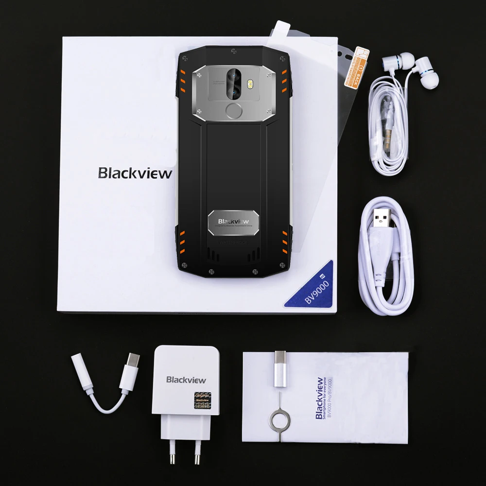 IP68 BLACKVIEW BV9000 3 камеры 5 7 &quot18:9 FHD экран восьмиядерный смартфон Android 1 4 + 64 Гб 4180 мАч NFC