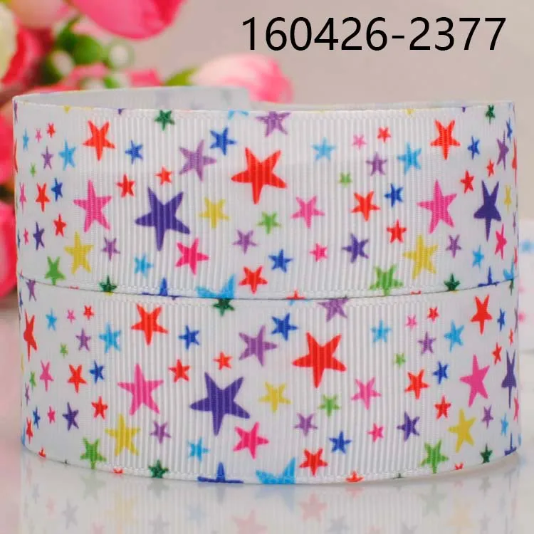 10 ярдов-разные размеры-пятиконечная лента с рисунком Звезды Лента принтом