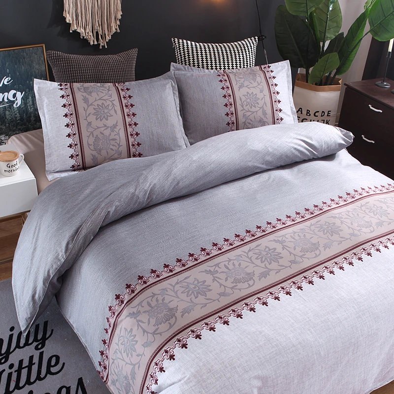 Постельные принадлежности простая ткань пододеяльник наволочка без простыни