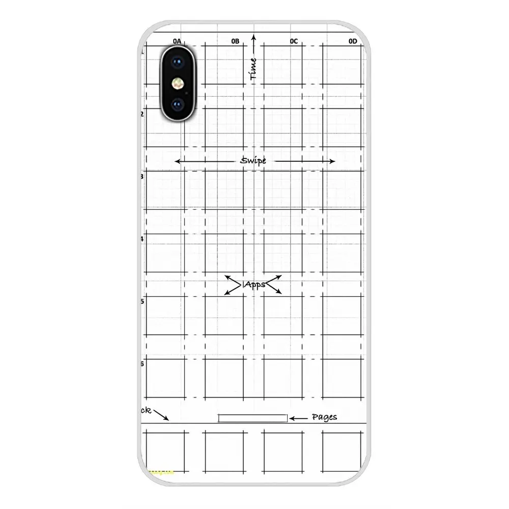 Модный прозрачный чехол из ТПУ в черно-белую клетку стиле ретро для Xiaomi Mi6 A1 5X 6X Redmi