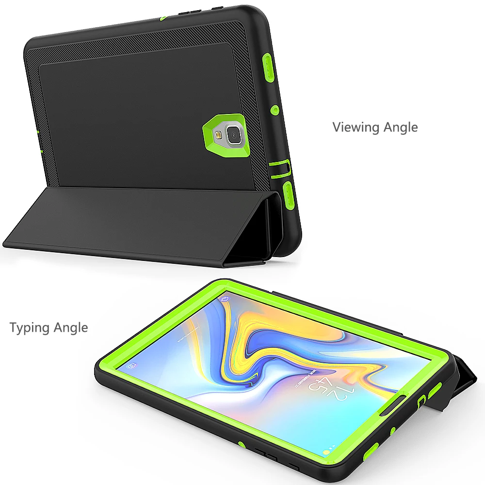 Для Samsung Galaxy Tab A 10 5 дюйма Женский умный чехол с 3 слоями противоударный
