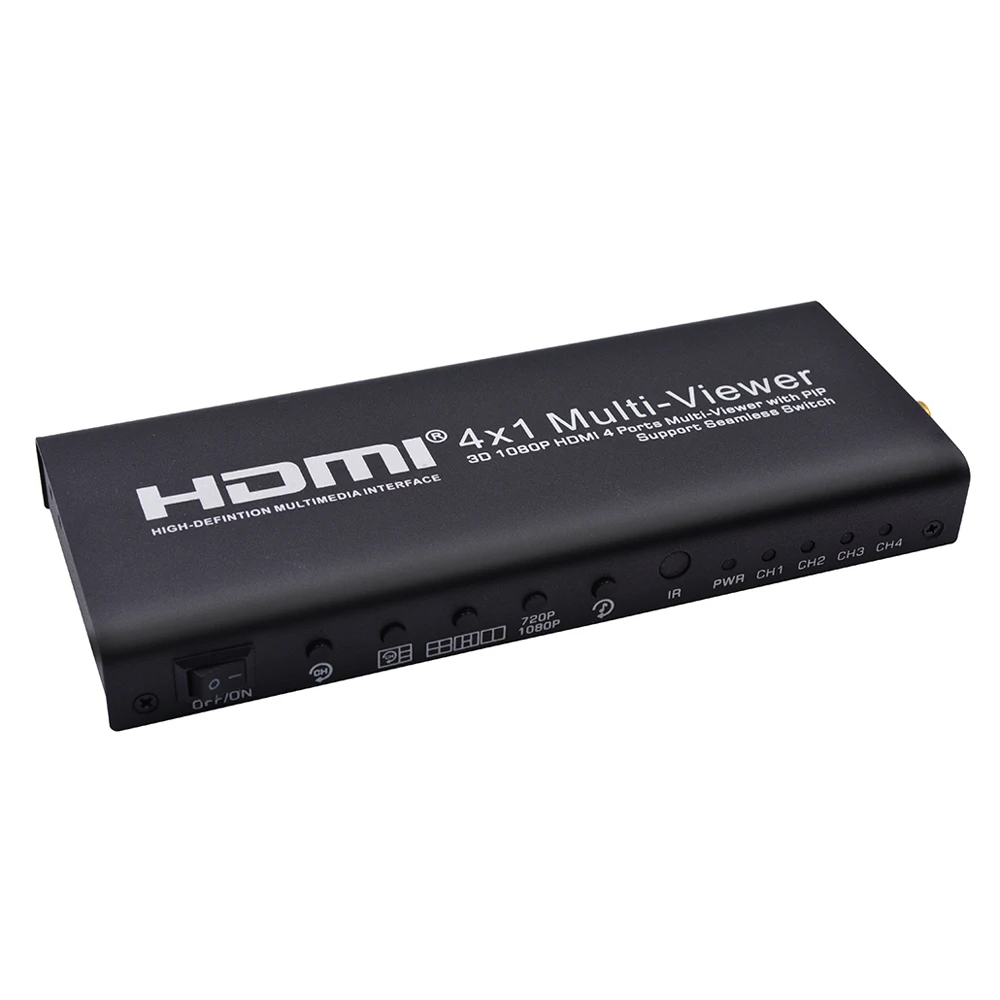 1080P 3D 4x1 HDMI мультипросмотр четырехъядерный экран в реальном времени сплиттер