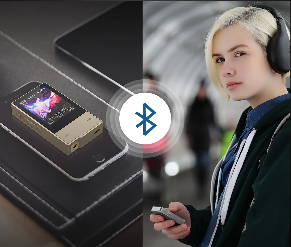 Hidizs AP60 II HiFi портативный Bluetooth 4,0 Apt-x DSD USB DAC FLAC AAC APE MP3 мини музыкальный плеер AKM4452VN MAX97220A AP60II