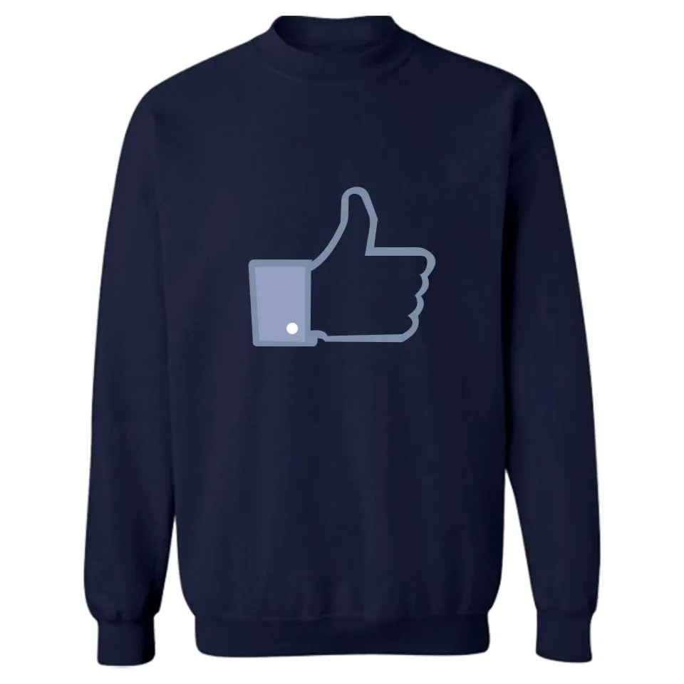 Мужские толстовки и свитшоты в стиле Фейсбука 2017 свитшот с забавным принтом