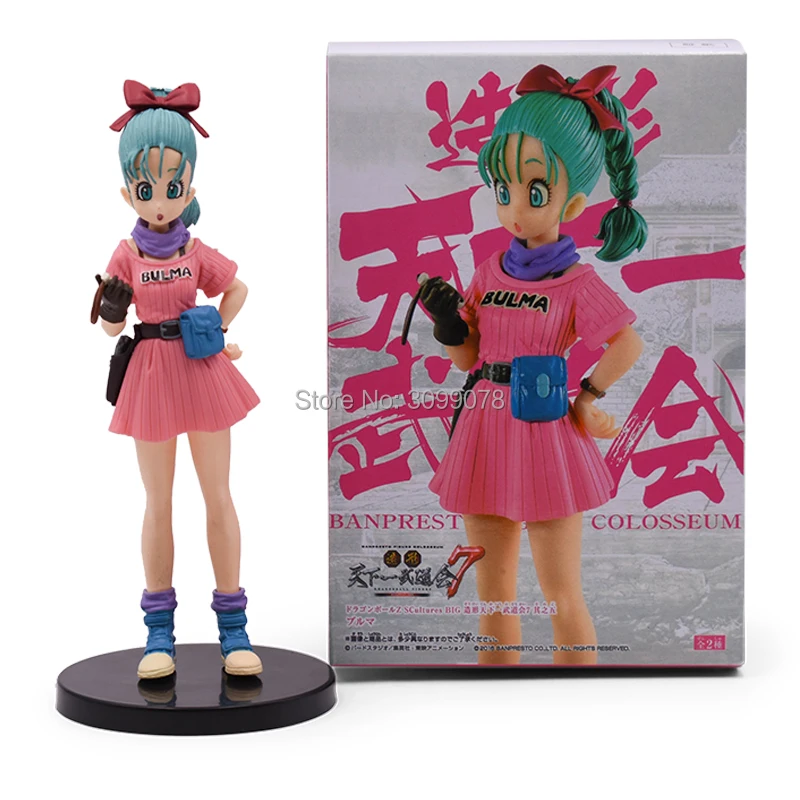 25 см Dragon Ball Z Maidens Bulma фигурка коллекция Модель ПВХ игрушки