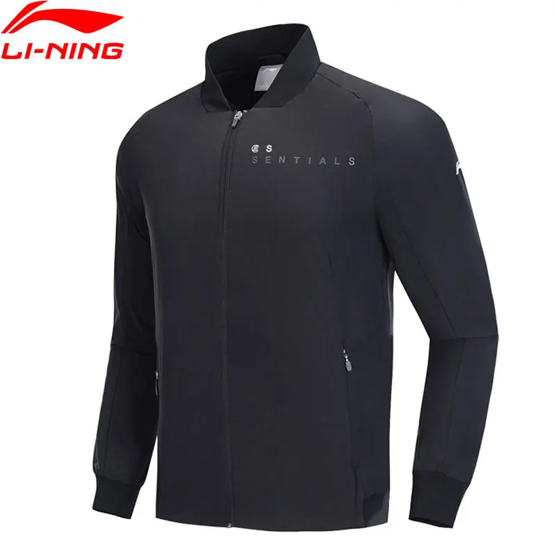 Мужская Тренировочная куртка Li Ning приталенная спортивная из 100% полиэстера с 3D