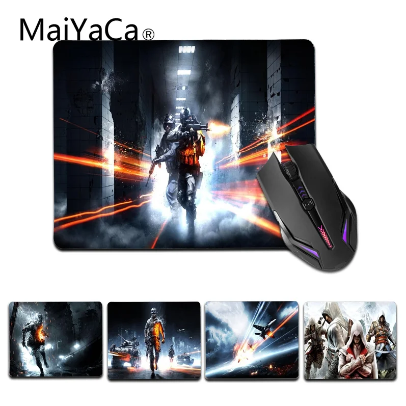 

MaiYaCa My Favorite Battlefield Games DIY Design image Game mousepad Size for 180x220x2mm and 250x290x2mm Small Mousemat