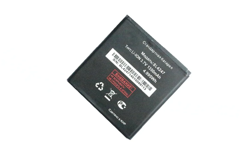 1350 мАч/4.995Wh BL4247 сменный литий ионный аккумулятор для FLY BL 4247 IQ442 Miracle 1 Batterie Bateria Batterij