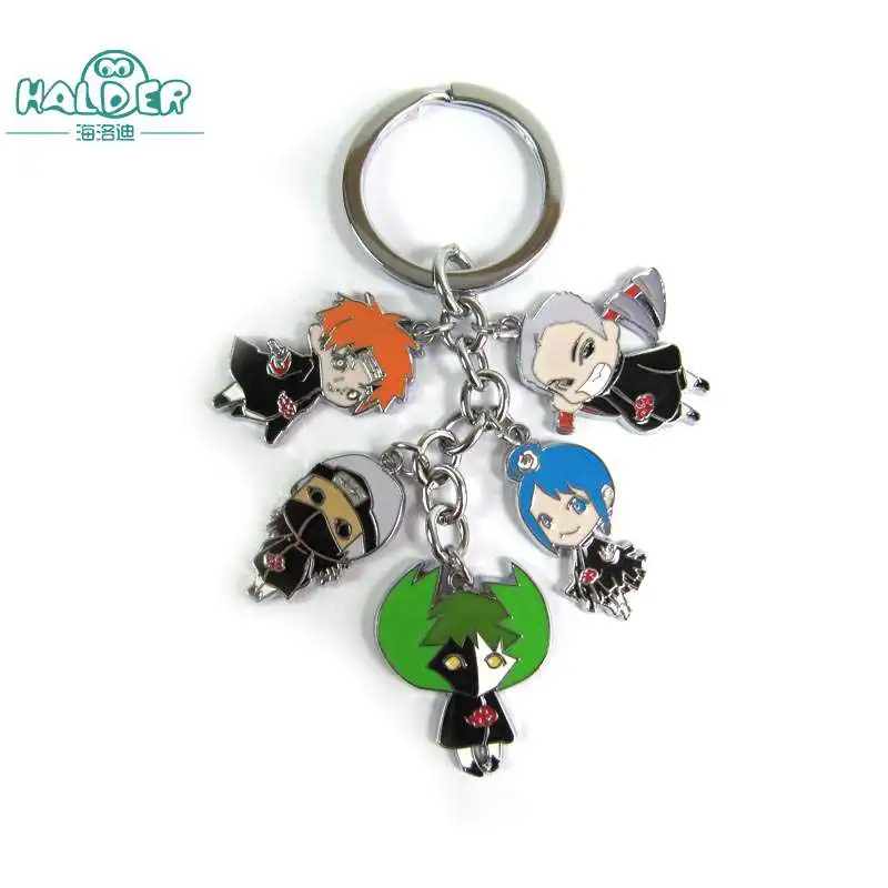 Гальдер распродажа аниме мультфильм аниме Naruto kakashi Gaara брелок очаровательный сотовый телефон ремешок аксессуары цепочка для ключей из металлического сплава - Цвет: keychain 4