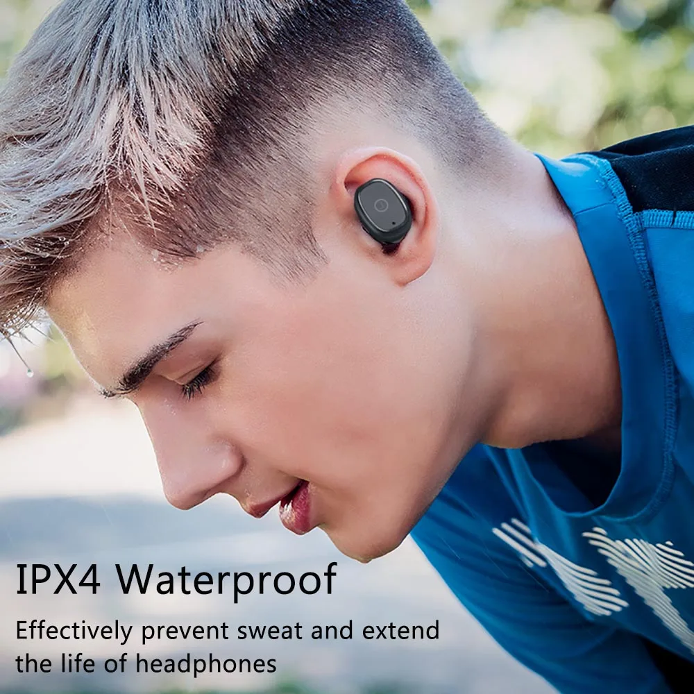 XGODY T1 наушники-вкладыши TWS с Беспроводной наушники Bluetooth 5 0 беспроводные