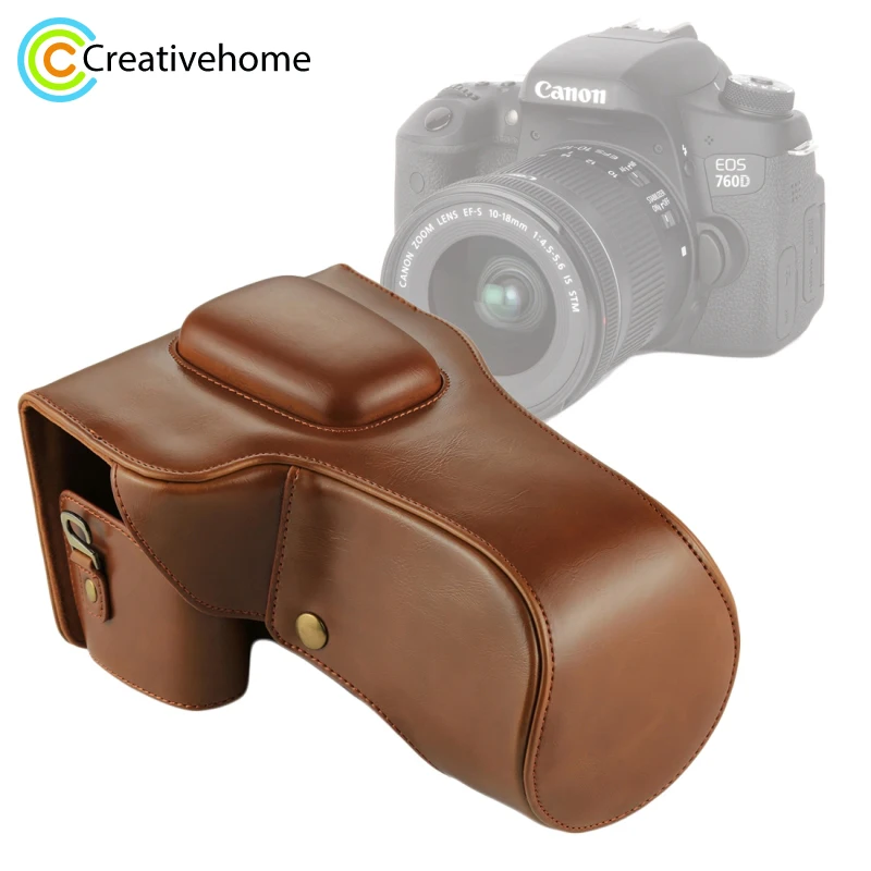Чехол из искусственной кожи для камеры Canon EOS 760D / 750D (объектив 18 135 мм)|for canon eos|dlsr