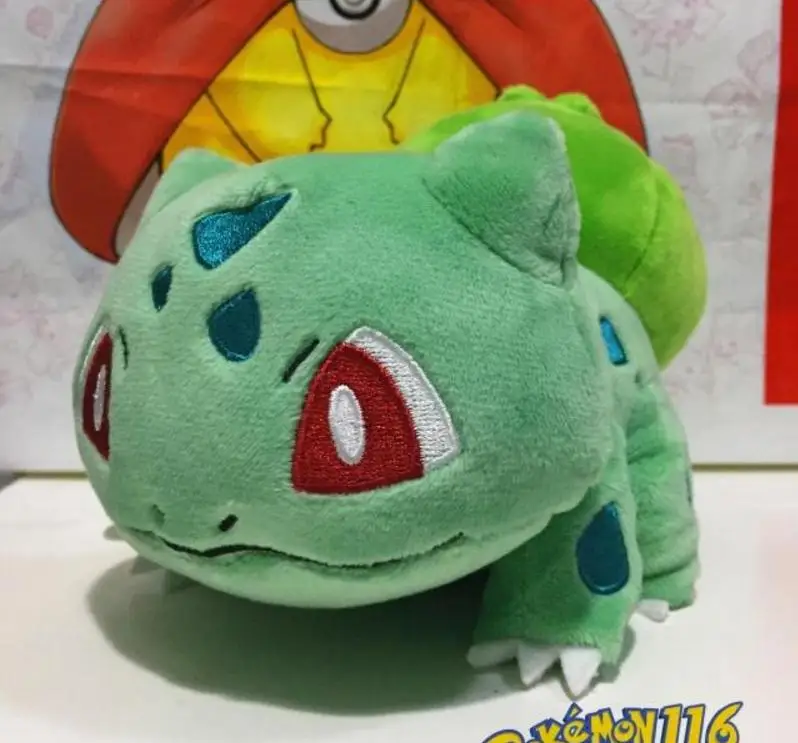2 Подлинный Pokmon Bulbasaur Squirtle Charmander плюшевая кукла, набор игрушек из 3 подарков - Цвет: 2