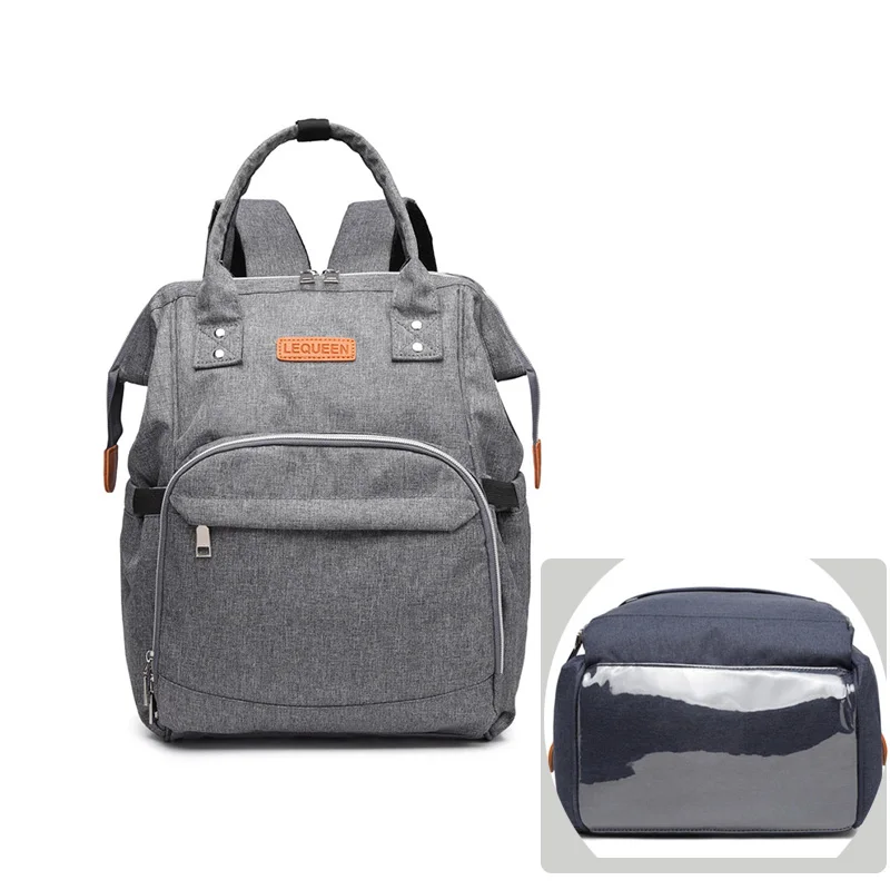 Grey AHA 452 Сумка для детских подгузников, рюкзак с единорогом, модный рюкзак для мам и мам, брендовый рюкзак для мам, сумка для подгузников для мам - Цвет: Grey AHA 452