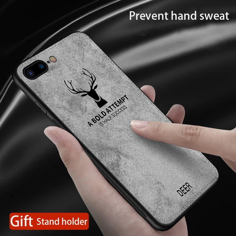 Case For Xiomi Xiaomi Redmi note 7 6 5 Pro Cover Elk deer Patter Cloth Texture Note 4A 4X Shell Capa |