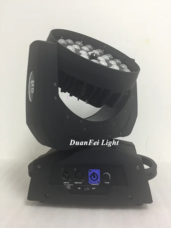 2 предмета в комплекте для свадебной светодиодный 36x18 Вт 6IN1 RGBWA УФ перемещение